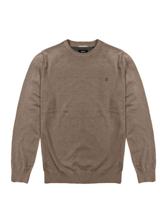 Πουλόβερ Μακρυμάνικο Beige Melange