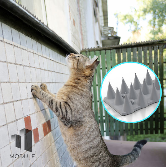 Module Set 12 Repellent Spikes Birds / Cats / Rodents 684gr 0.45x0.05m