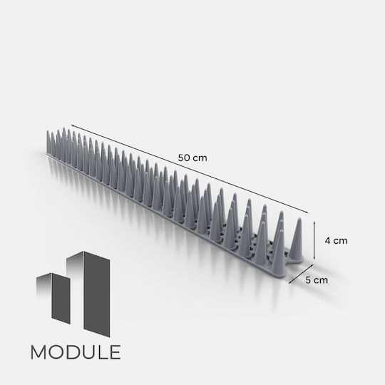 Module Σετ 12 Τμχ Ακίδες Απώθησης Πουλιών / Γατών 932gr 0.5x0.05m