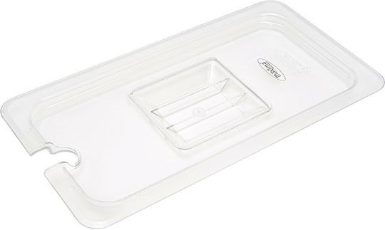 Gastronorm Deckel 1/3 GN Polycarbonat Vertiefung
