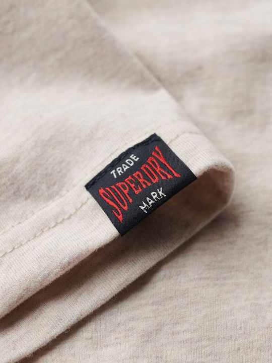 T-shirt Oat Cream Marl, Ecru