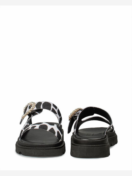 Women's Flat Sandals Flatforms in Black Color