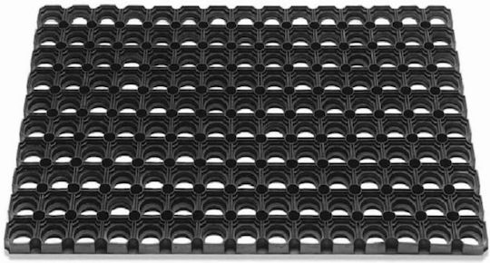 Stabplast Πατάκι Εισόδου από Καουτσούκ Μαύρο 50x80εκ. 100684 Μαύρα