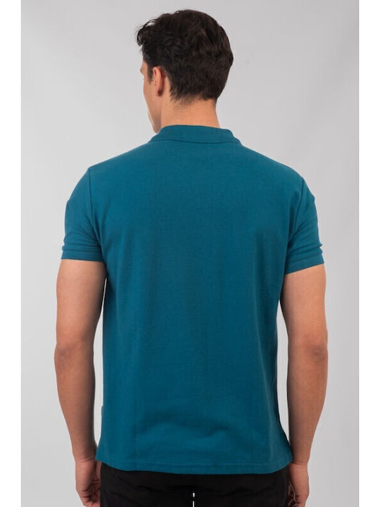Polo T-shirt Πετρόλ