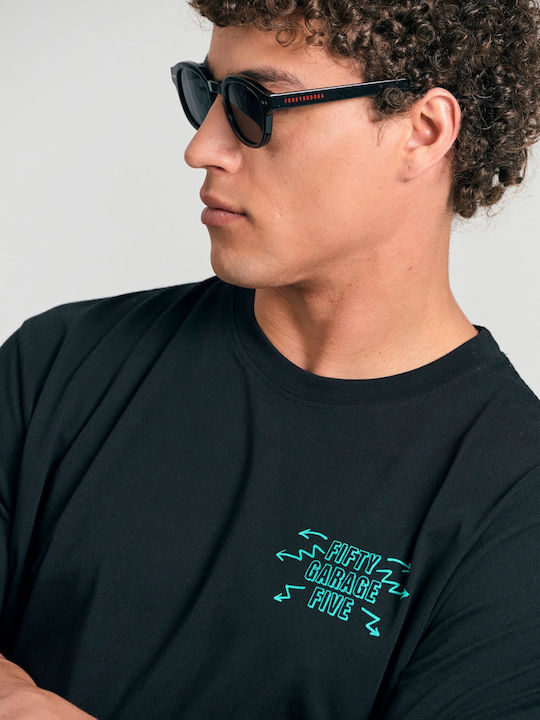 T-shirt Μαύρο