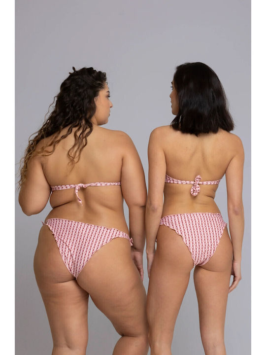 Bikini-Set Blumen Rosa