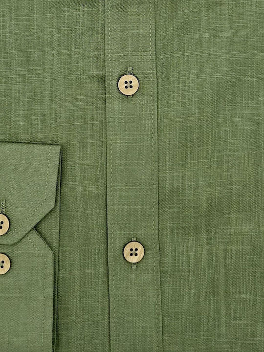 Langärmlig Hemd Khaki