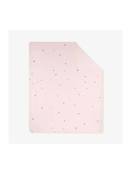 Kikka Boo Blanket Nursery Swaddling Blankets Hedge Hugs Cotton Pink