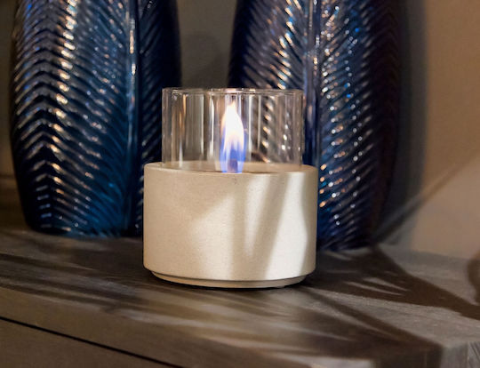 Tenderflame Tenderflame Desktop Bioethanol Fireplace Indoor Grey 13x17.5cm