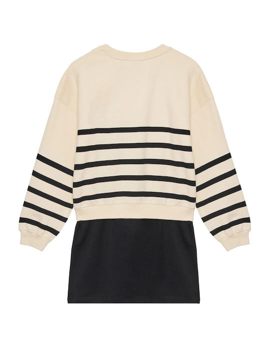 Calvin Klein Παιδικό Φόρεμα White, Gray, Black