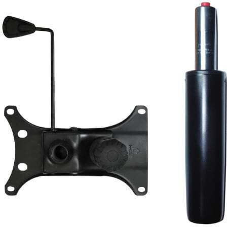 Set Pentru Scaun De Birou Metalic 2 Bucăți 26x15cm Negru