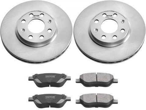Vevor Front Ceramic Brake Rotor Pad Kit Vauxhall Adam Corsa D Box Hatchback