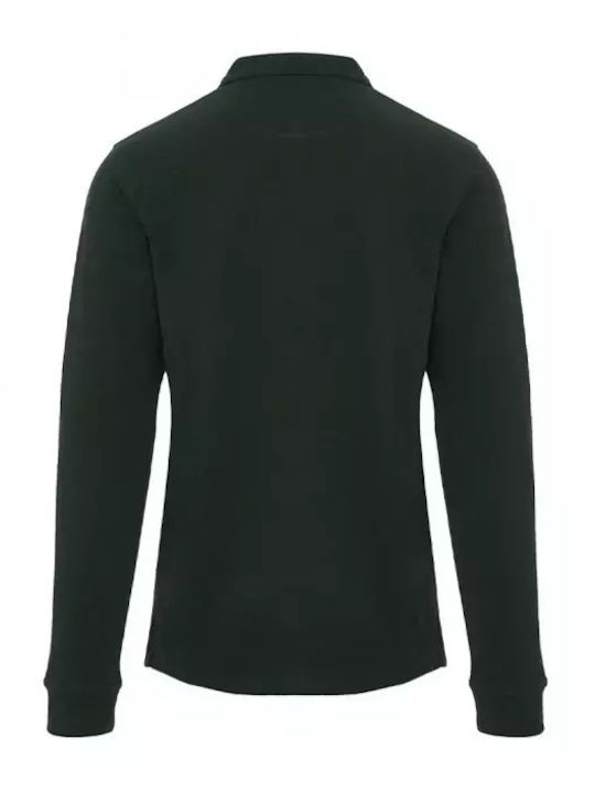 Polo Bluză cu mânecă lungă Verde închis