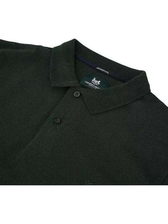 Polo Bluză cu mânecă lungă Verde închis