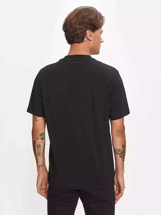 Crewneck T-shirt Μαυρο