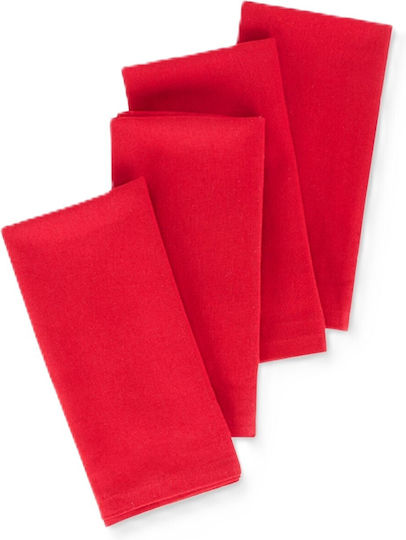 Kotonia Home Τablecloth Rot 35x45cm 10Stück