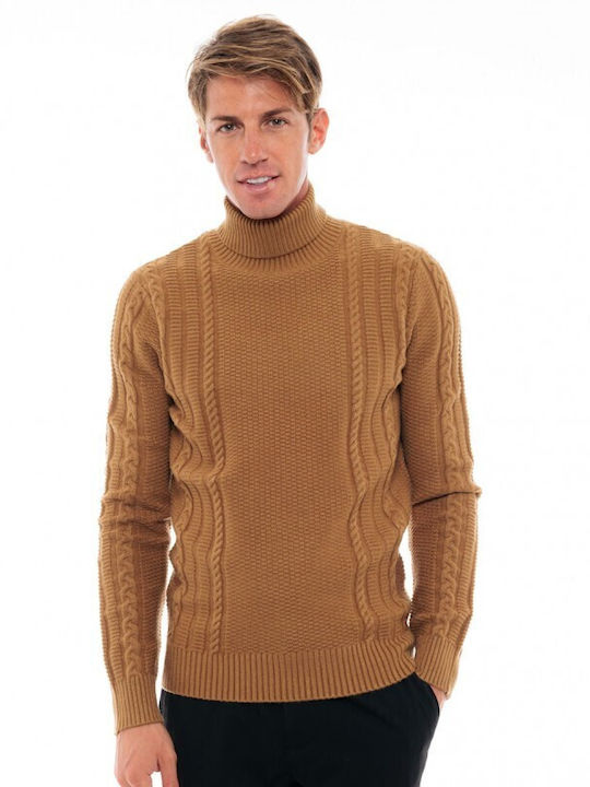 Langarm-Pullover Camel
