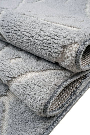 Klonaras Σετ Χαλιά Κρεβατοκάμαρας Light Grey KL472675 3τμχ