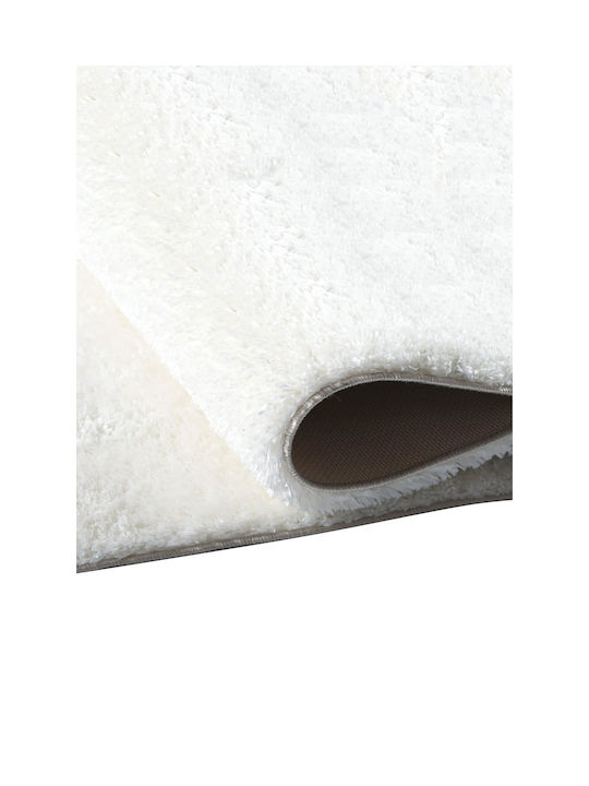 Balsan Shaggy Bedroom Rugs Set White P621555 3pcs