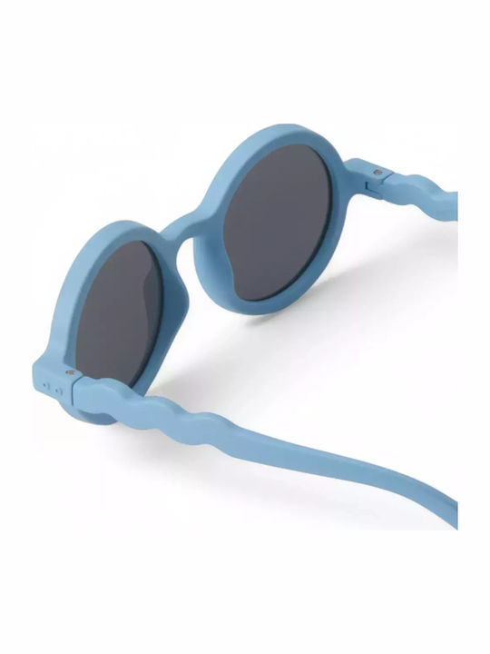 Olivio & Co Round Στρογγυλά Παιδικά Γυαλιά Ηλίου με Polarized Φακό Μπλε