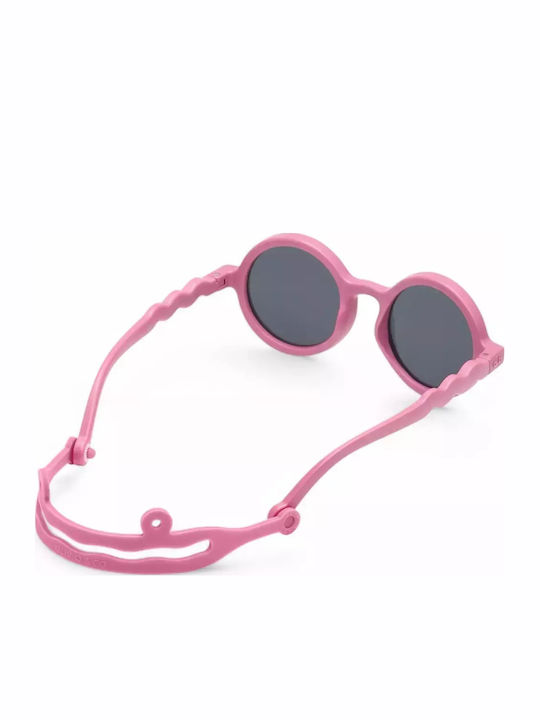 Olivio & Co Round Kids Sunglasses with Polarized Pink Lens for 3+ Years