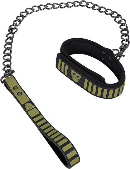 Doc Johnson Tactical Collar In Green Colour