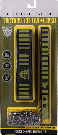 Doc Johnson Tactical Collar In Green Colour