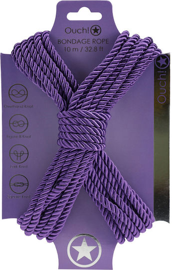 Shots Bondage Bondage Rope in Purple Color