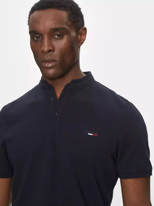 Kurzarmbluse Midnight Blue