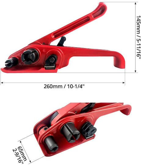 Tensioner Tying Pes Pp Pet Banda 13 19 Mm Banda Întindere Dispozitiv Din Metal Qwork
