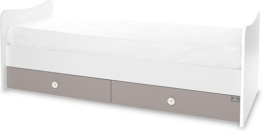 Lorelli Babybett Trend Plus Weiß / Schnur mit Schublade