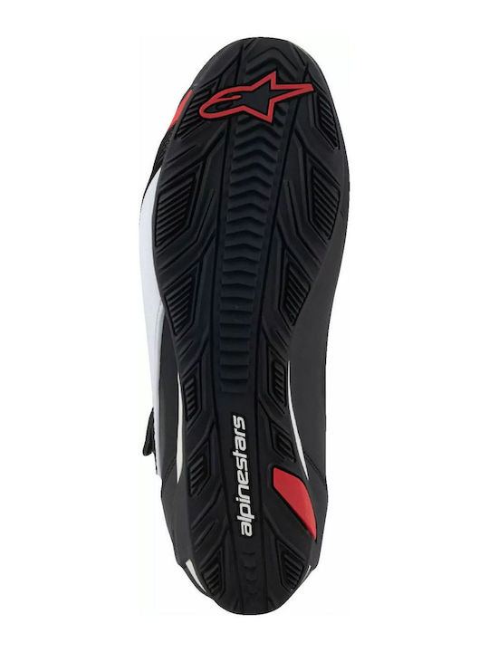 Alpinestars Faster-4 Δερμάτινα Ανδρικά Μποτάκια Λευκά