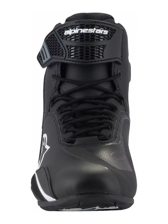 Alpinestars Faster-4 Ανδρικά Μποτάκια Μηχανής Μαύρα