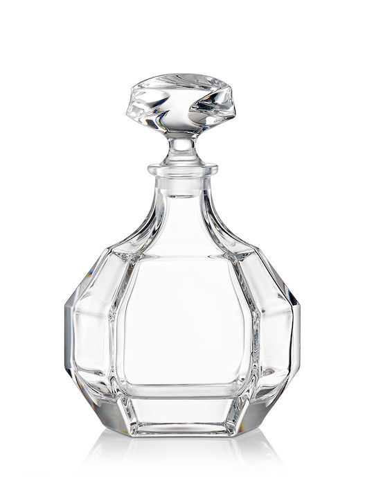 Crystal Bohemia Κρυστάλλινη Καράφα Σερβιρίσματος με Πώμα Διάφανη 700ml