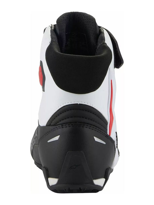 Alpinestars Faster-4 Din piele Roșii
