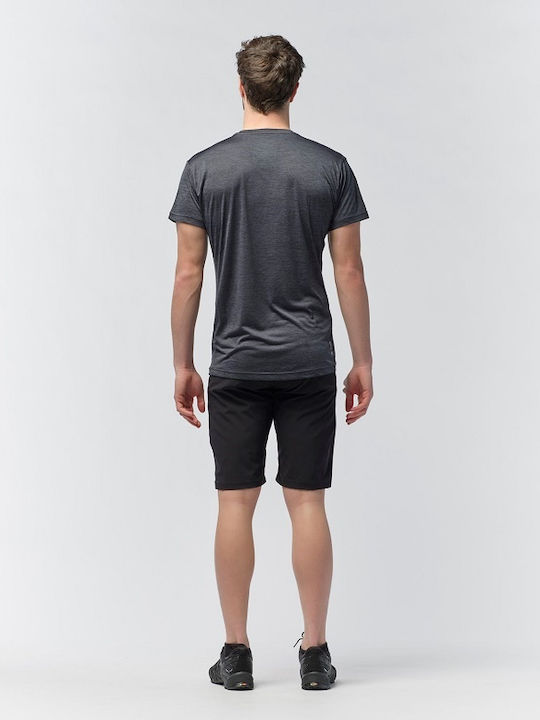 Puez Melange Αθλητικό T-shirt Γκρι