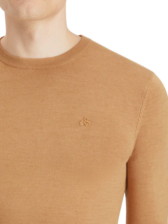 Langarm-Pullover Camel