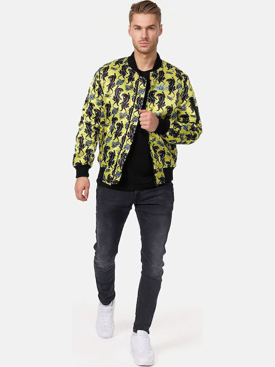 Geci Barbat Bomber Galben/Negru