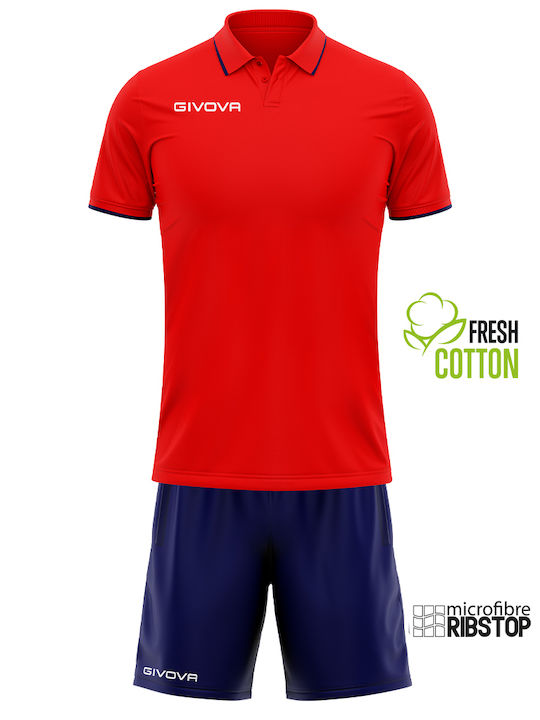 Givova Box Mac03+polo Set Kit Street