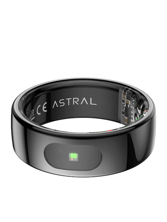 Forever Astral SR-100 Inel Inteligent 18.3mm Impermeabil Negru
