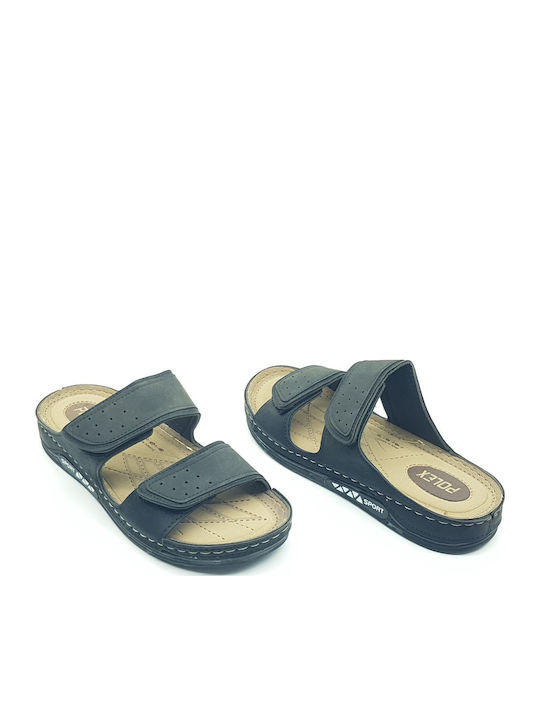 Herrensandalen in Schwarz Farbe