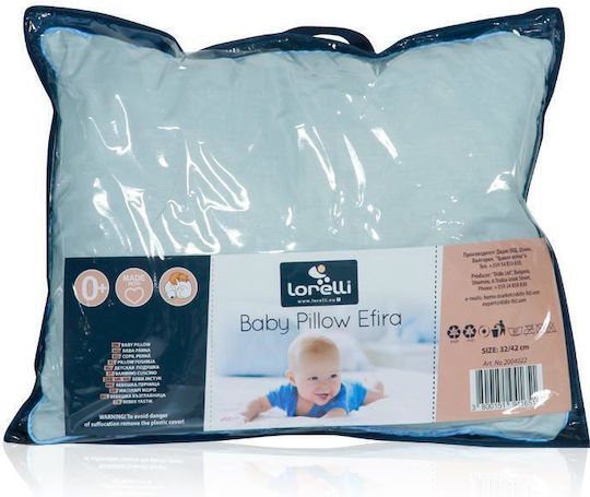 Lorelli Βρεφικό Μαξιλάρι Ύπνου Efira Blue 32x42εκ.