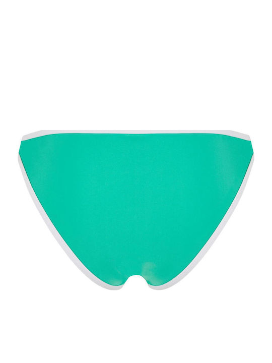Bikini Triunghi Froggreen/white