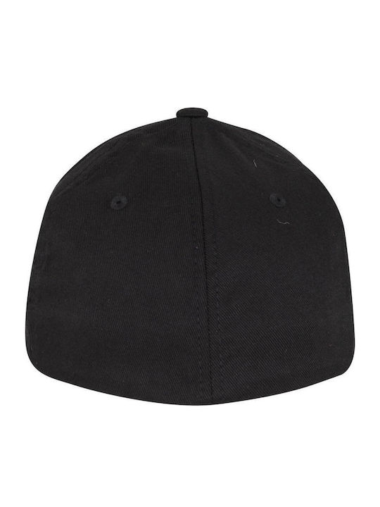 Mr.tee Hustle Wording Flexfit Cap Black Q25 Mt3275-00007