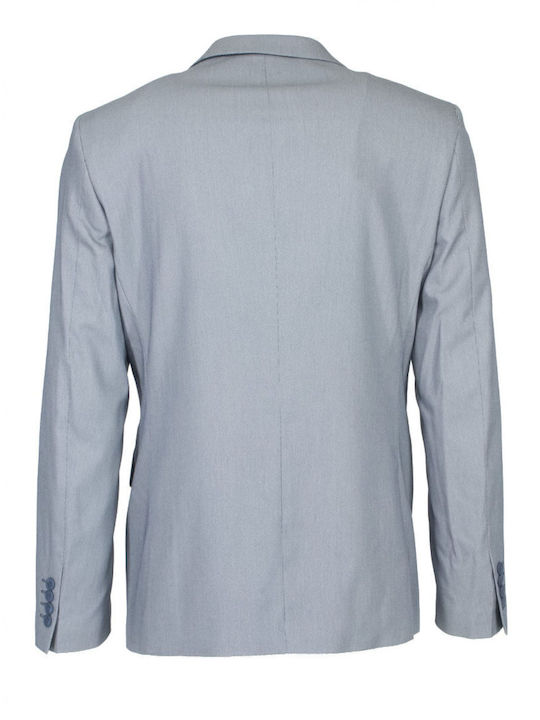 Мъжки Костюм Grey Blue