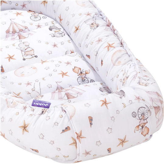Jukki Candy Circus Baby Nest White 55x100cm
