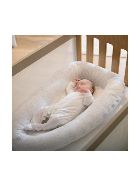 Kikka Boo Βρεφικό Μαξιλάρι Φωλιά Memory Foam Leaves Πράσινο 65x100εκ.