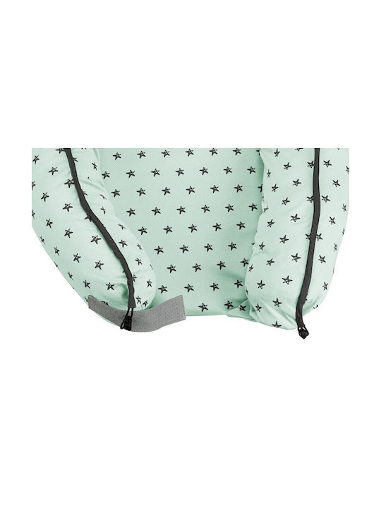 Interbaby Nest Stars Baby Nest Mint 86x50cm