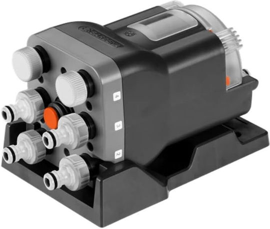 Automatic Water Distributor 6 Outlets 3/4 Inch Thread 6 Irrigation Zones Individual Operation 6 Bar Wall Mountable Black