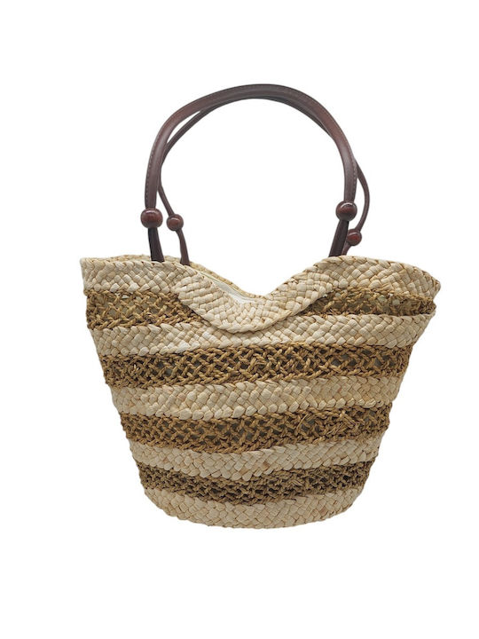 Mehrfarbige Korbweide Strandtasche